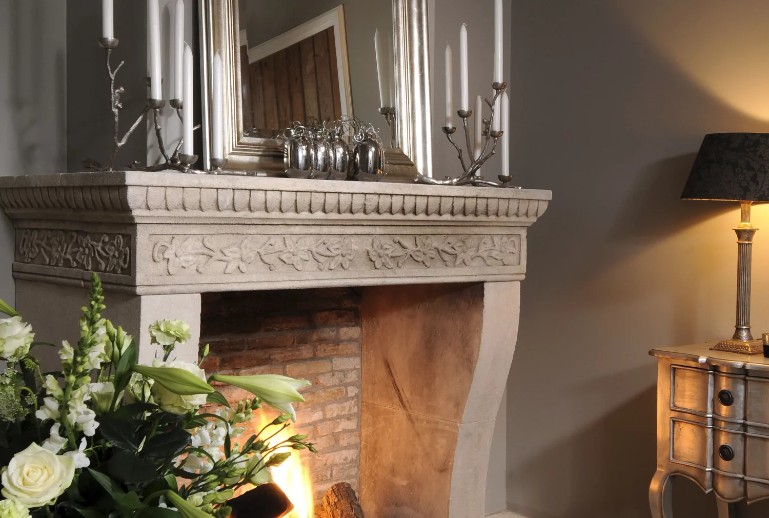 reclaimed French tiles