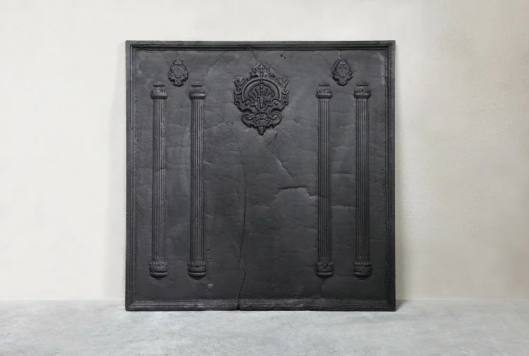 antique fire back