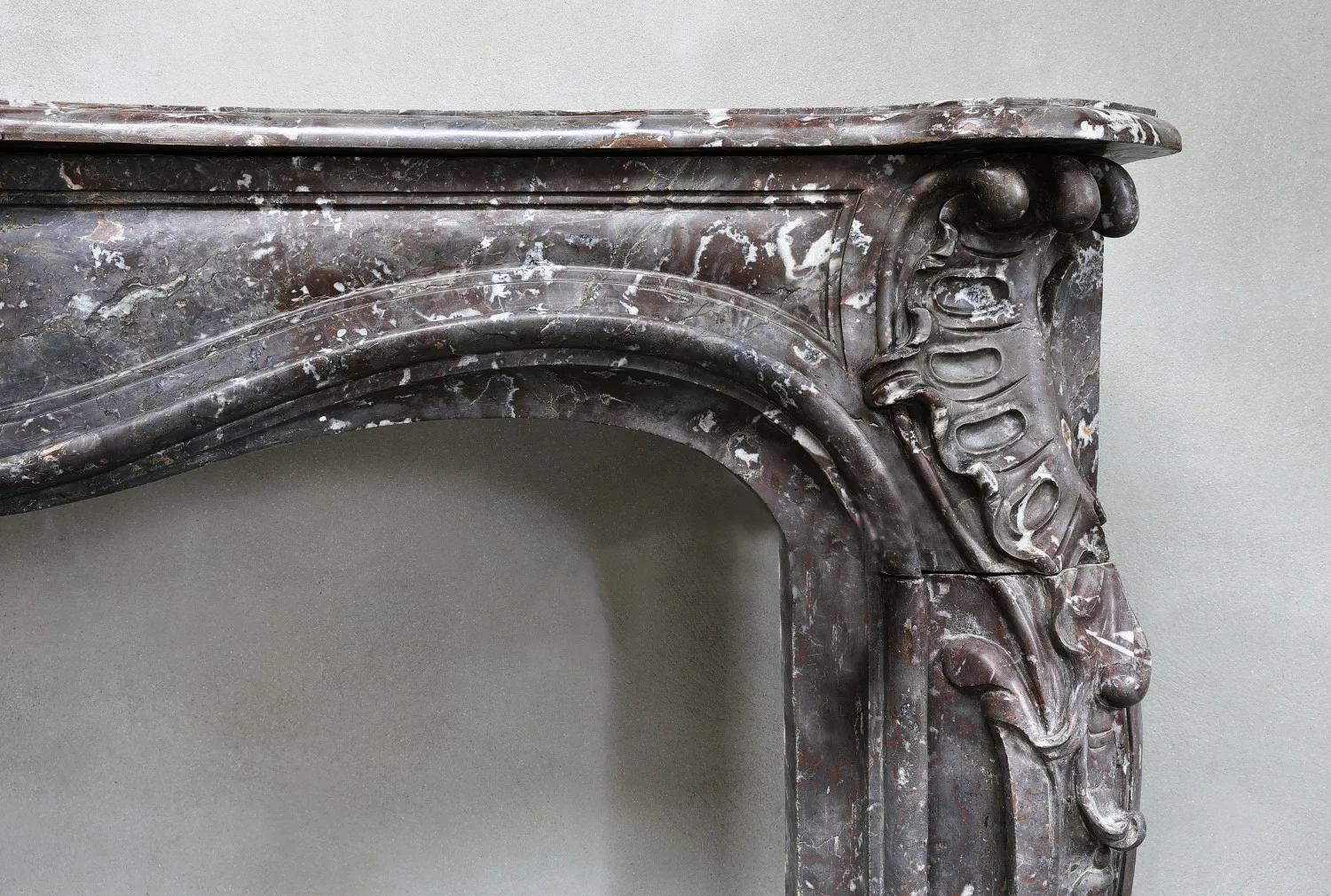 belgian marble fireplace