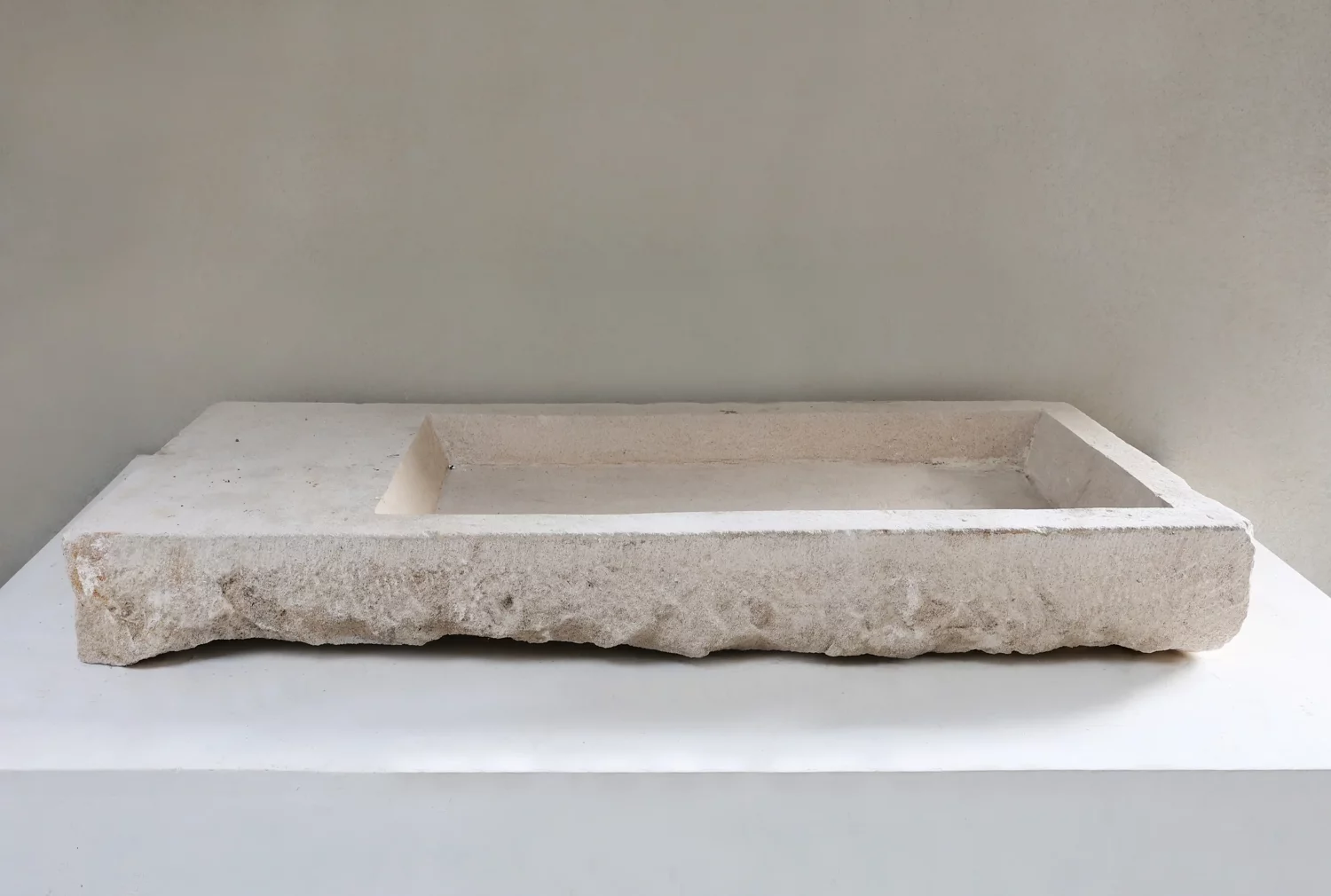 sink of French limestone