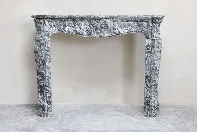 Antique marble fireplace