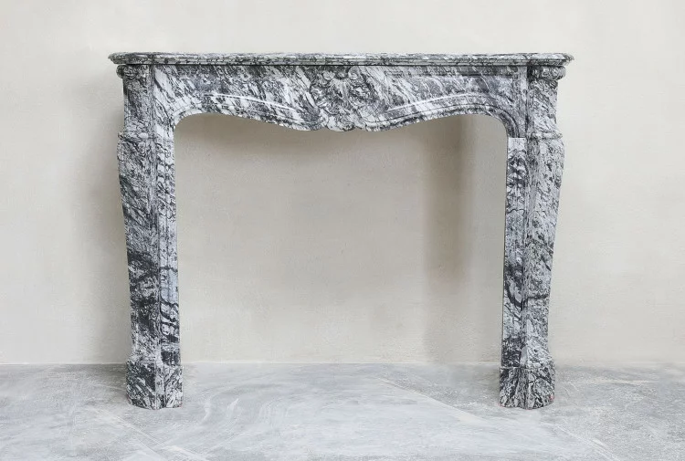 Antique marble fireplace