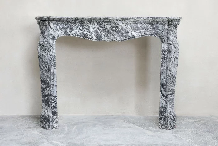 Antique marble fireplace