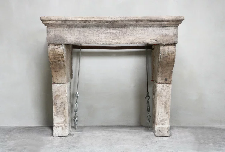 antique french fireplace