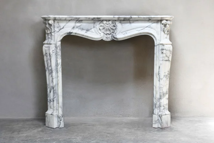 antique marble mantle