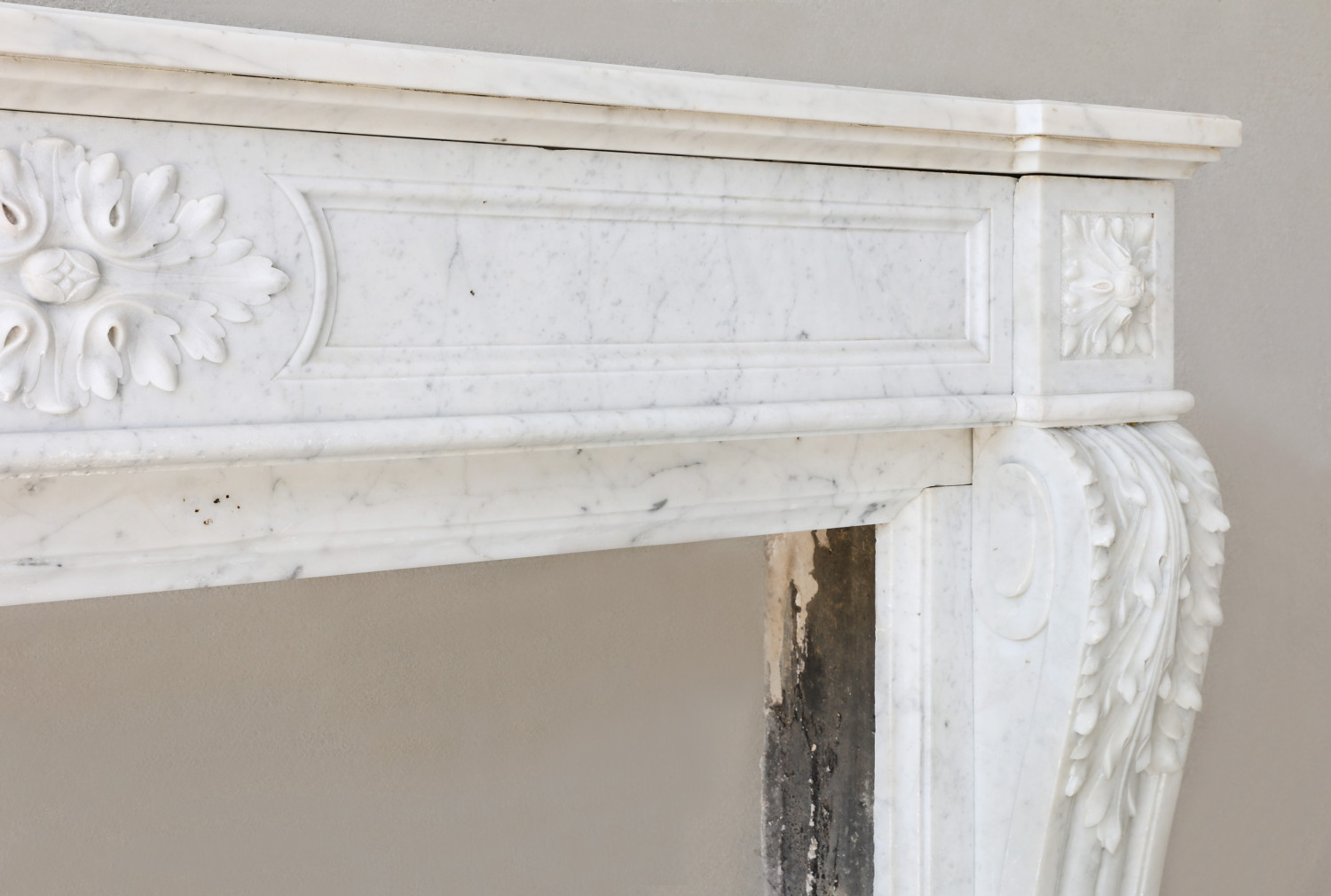 Louis XVI style fireplace