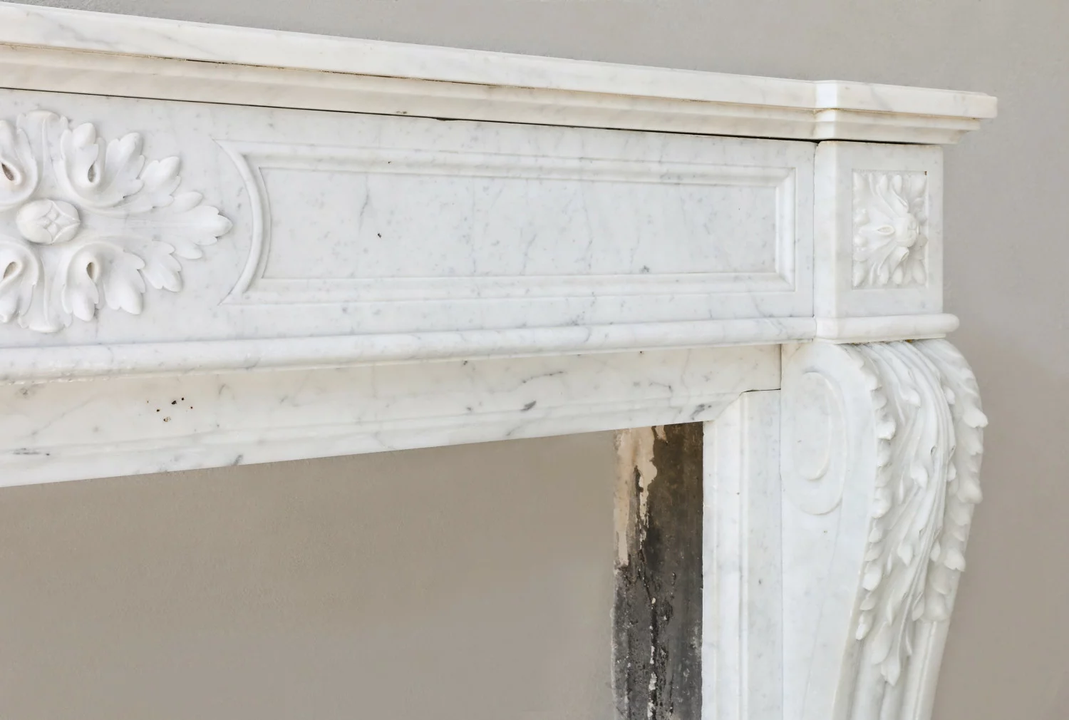 Louis XVI style fireplace