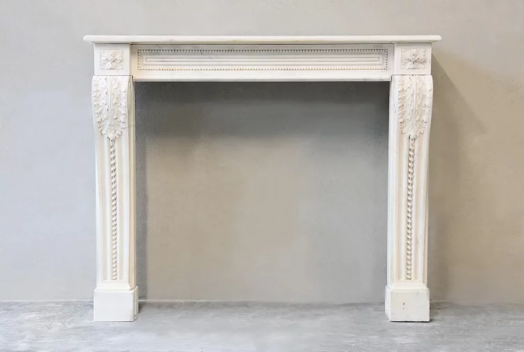 Antique marble fireplace