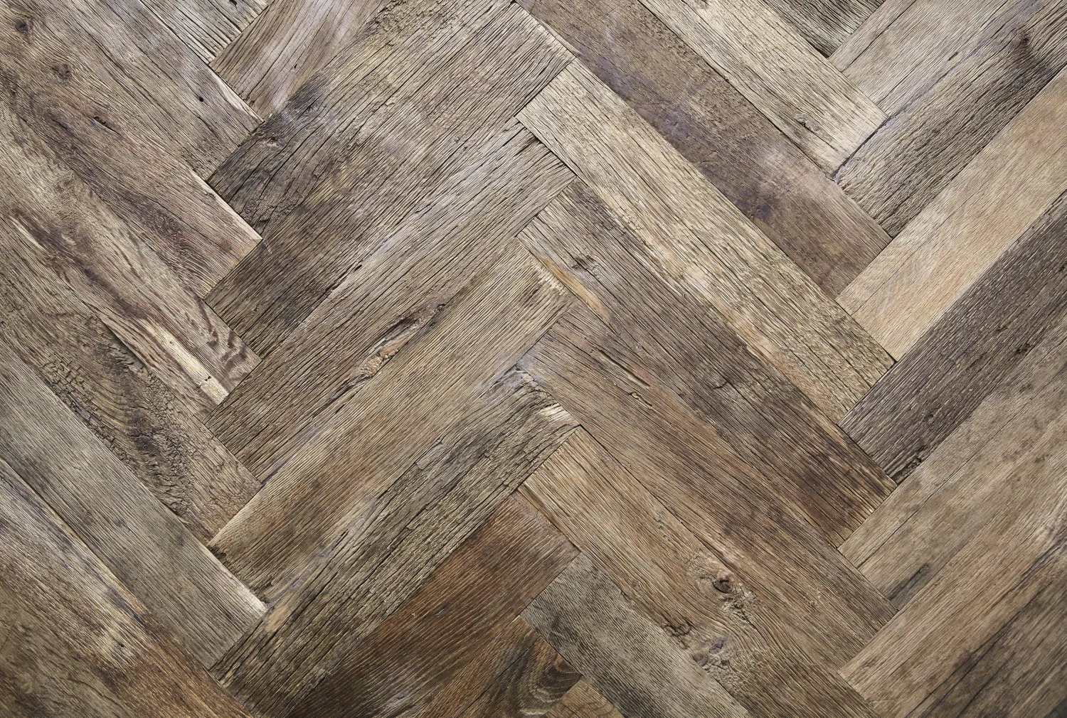 old flooring of oak
