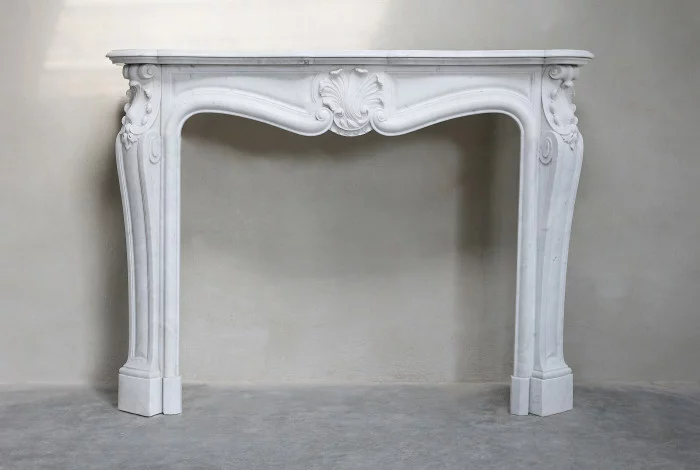antique mantle of marble