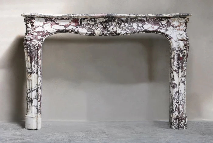 Antique marble fireplace