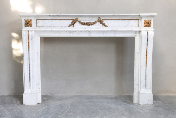 antique marble fireplace