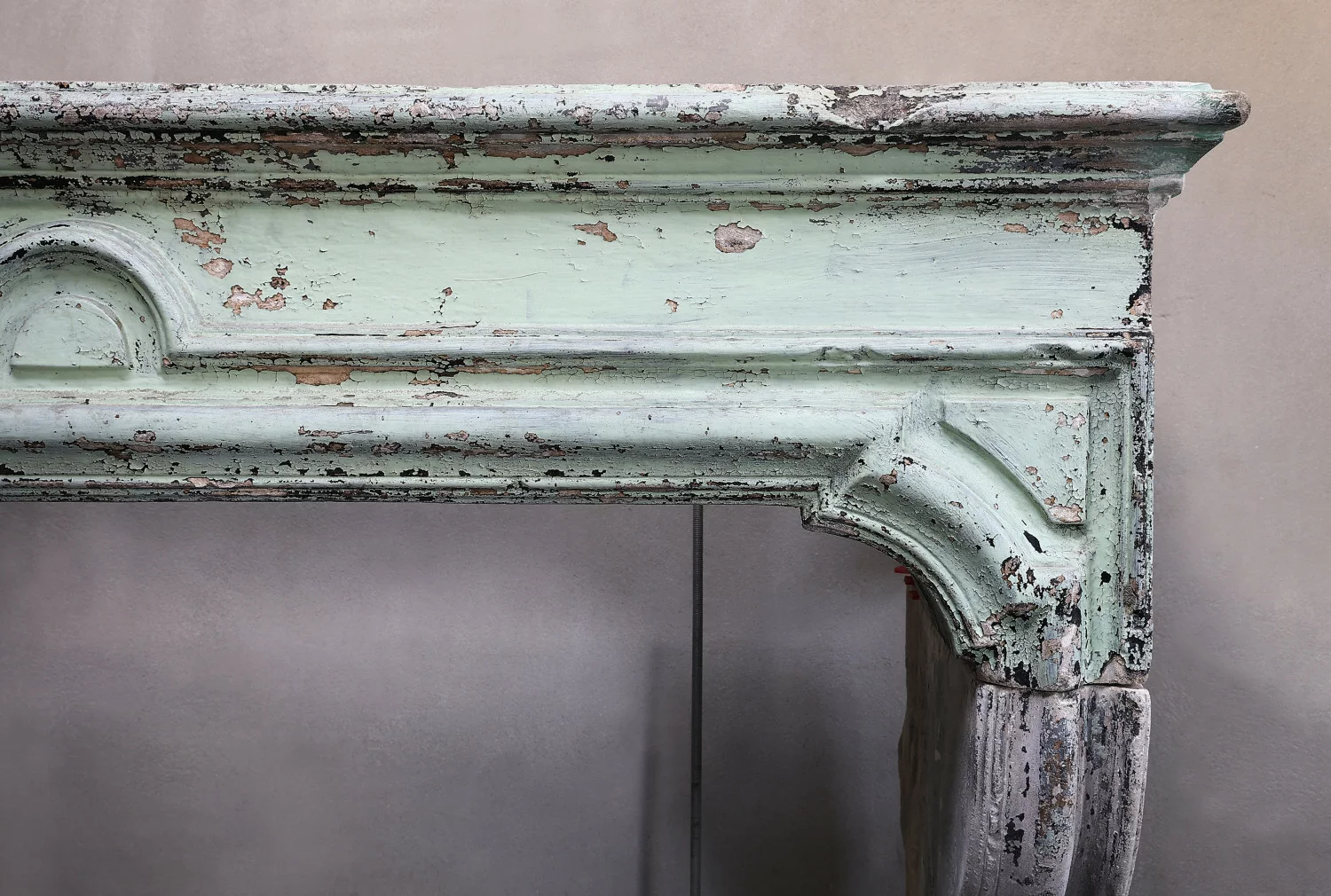 Antique Fireplace in French Limestone