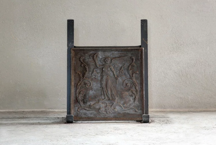 antique fire back