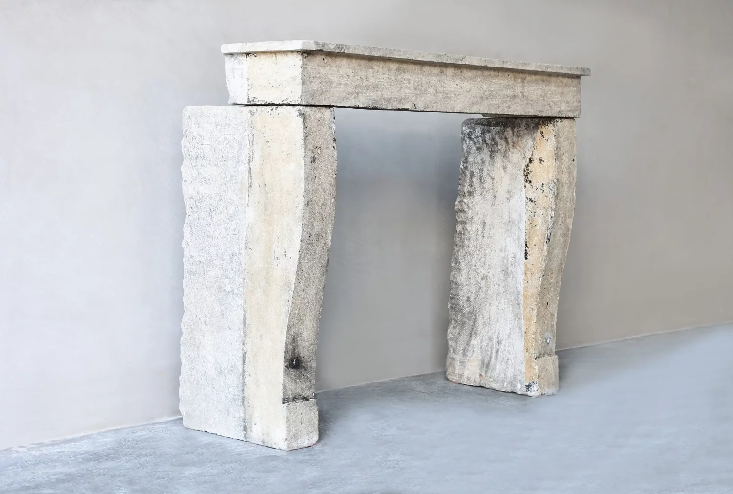 reclaimed mantle of French limestone