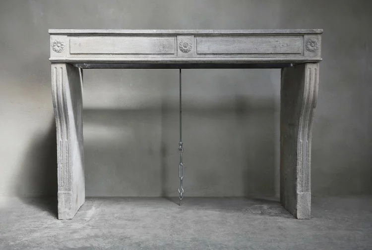 very nice antique fireplace