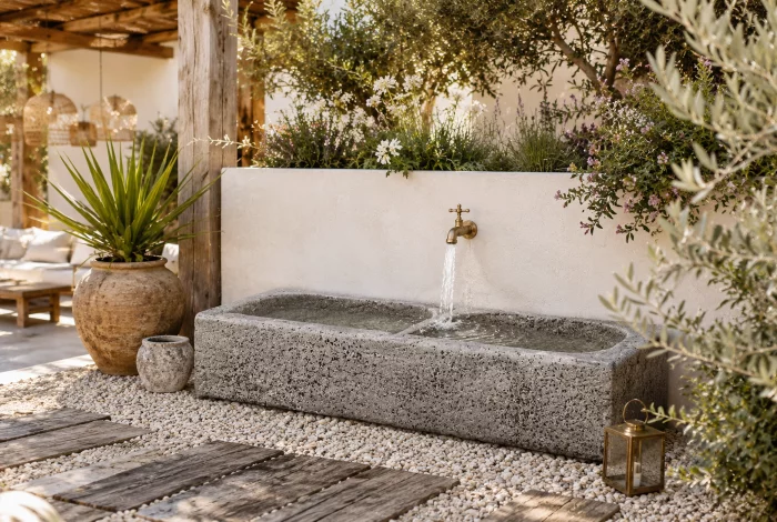 Antique trough