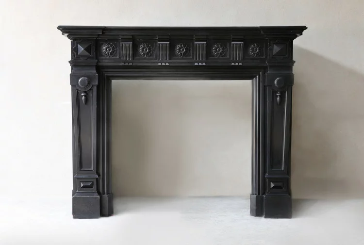 Antique marble fireplace