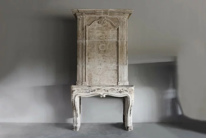 antique castle fireplace