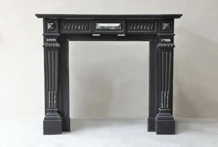 Antique marble fireplace