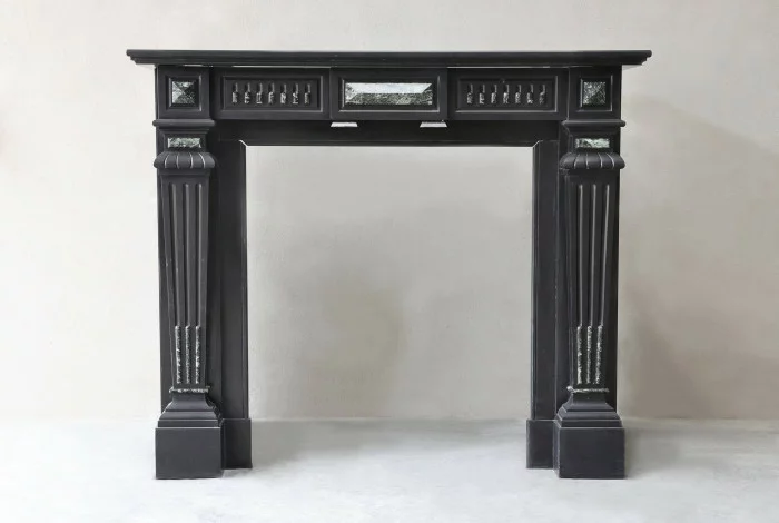 Antique marble fireplace
