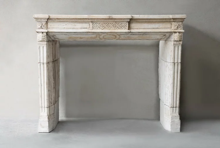 Antique french fireplace