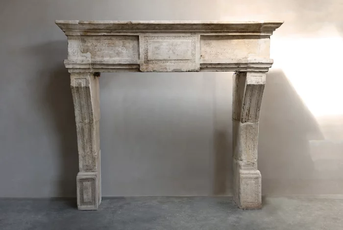 Antique fireplace mantel