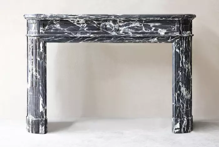 Antique marble fireplace