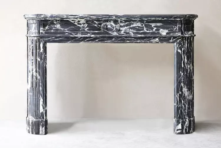 Antique marble fireplace