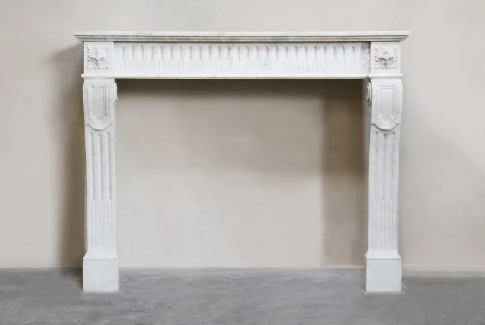 antique marble fireplace