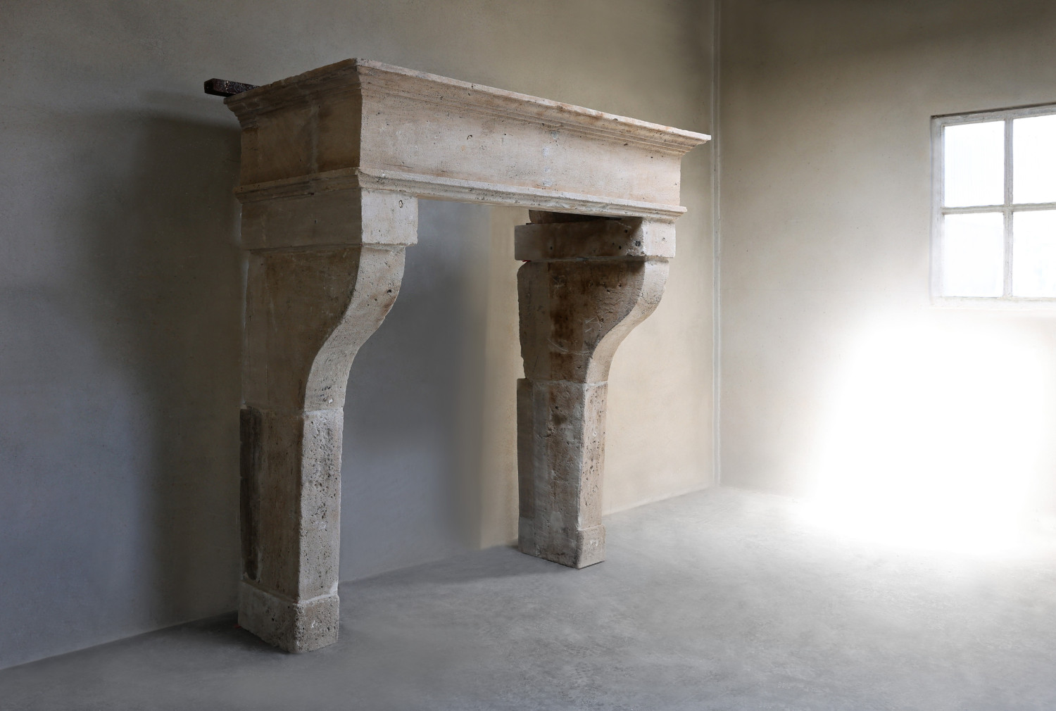 Louis XIII style mantle surround