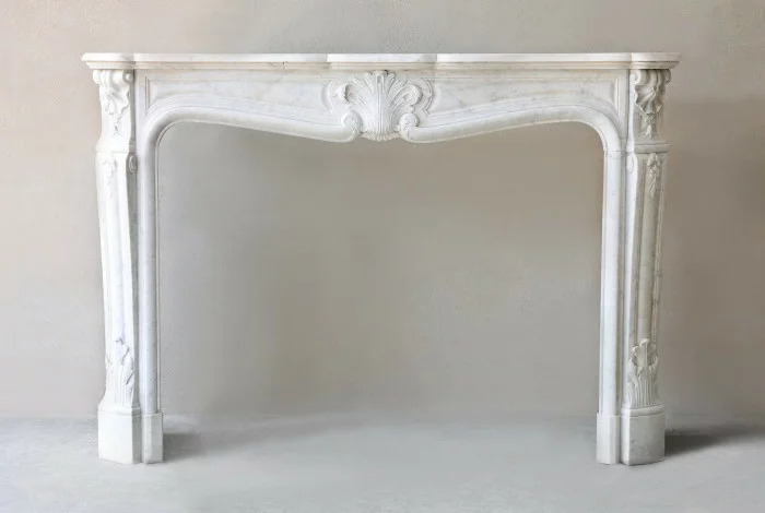 Antique marble fireplace