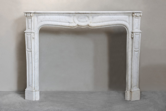 Antique marble fireplace