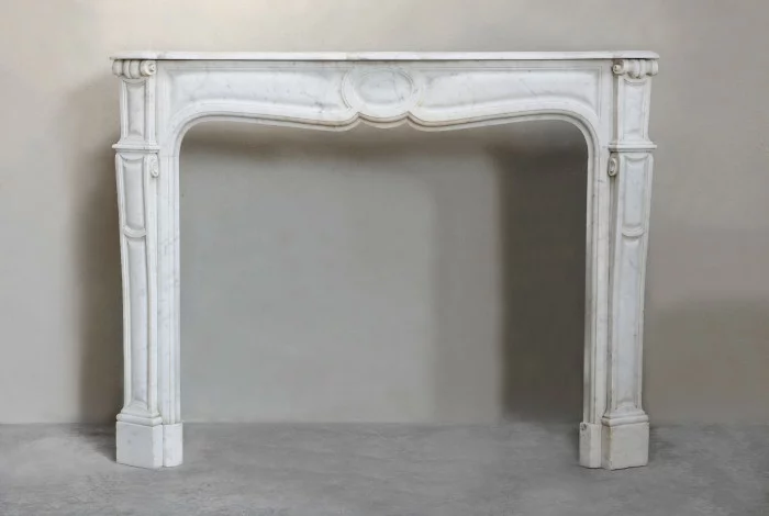 Antique marble fireplace