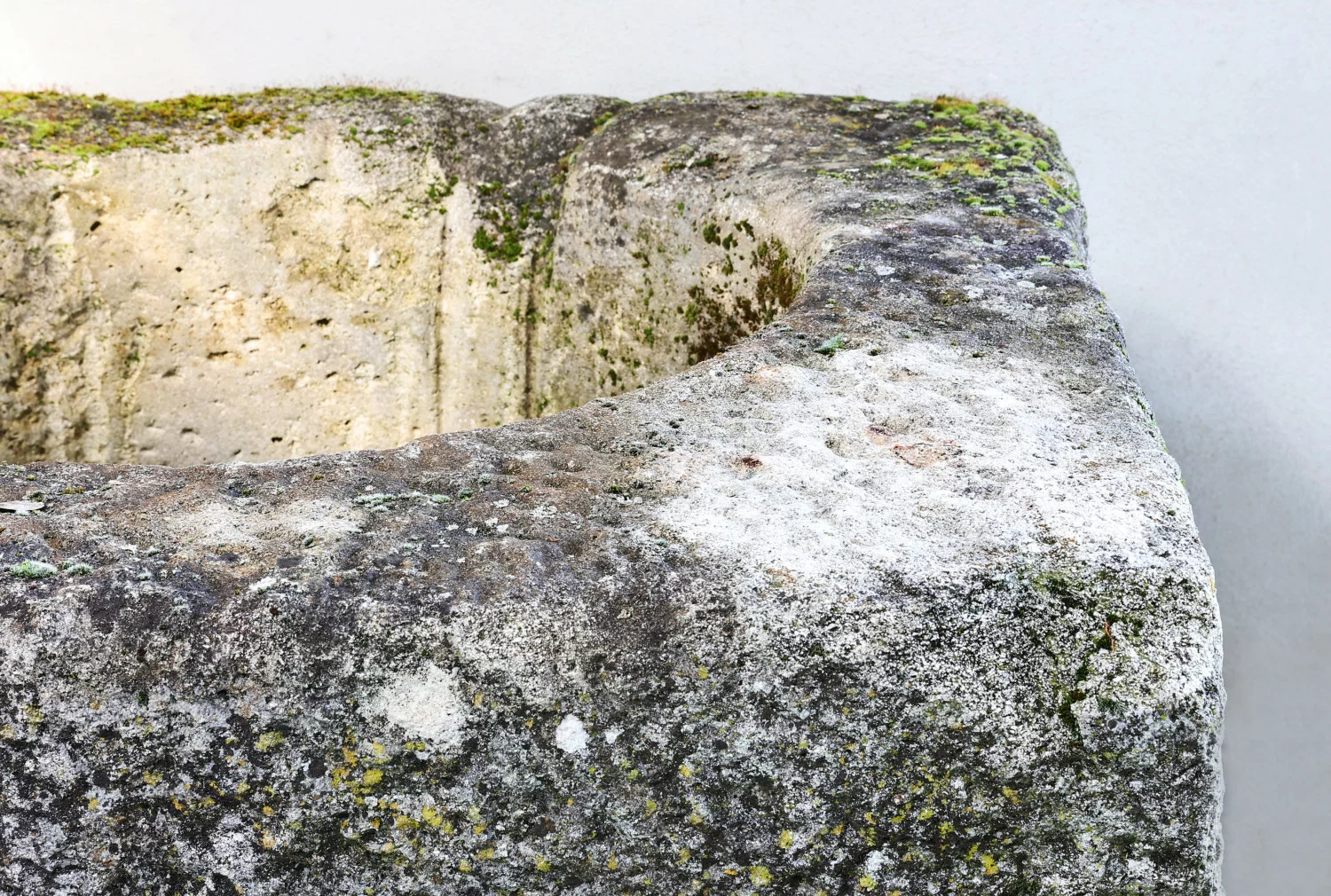 old water well of french limestone