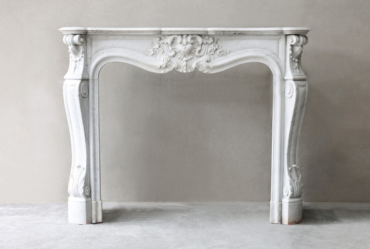 antique marble fireplace