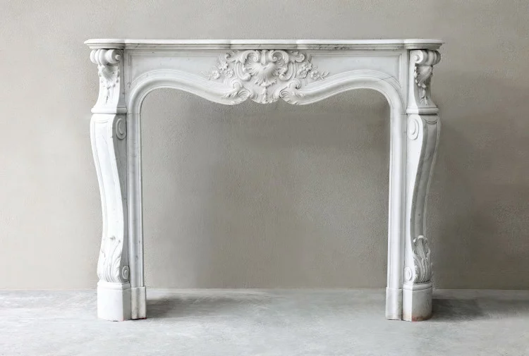 antique marble fireplace