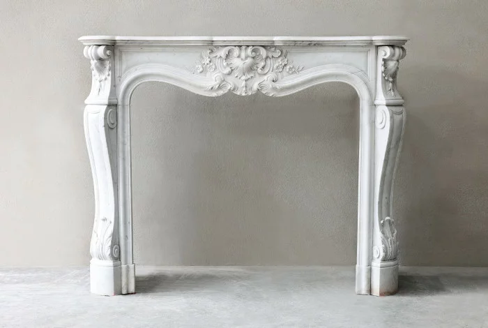 antique marble fireplace