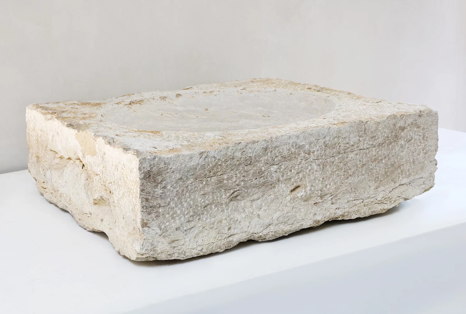 old sink of French limestone