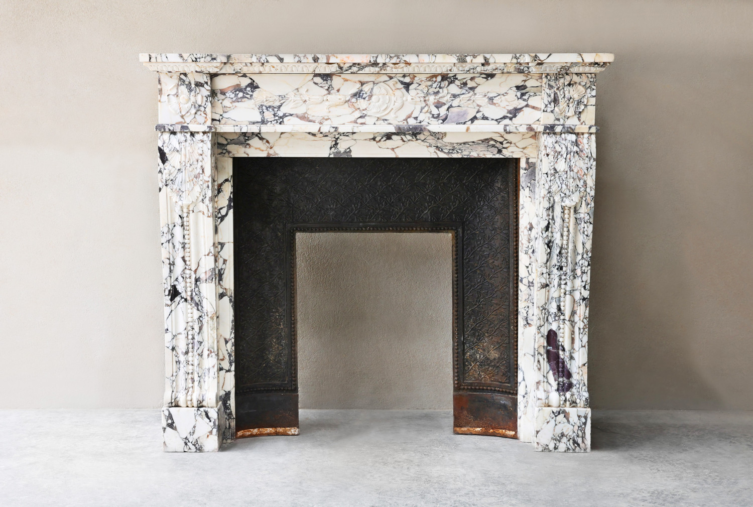 antique marble fireplace