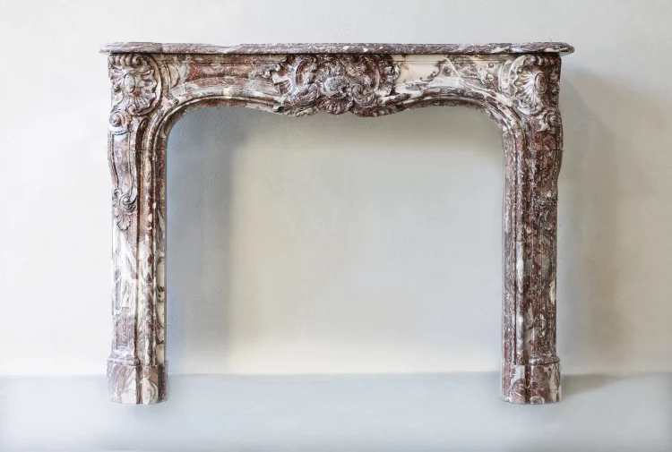 Antique marble fireplace