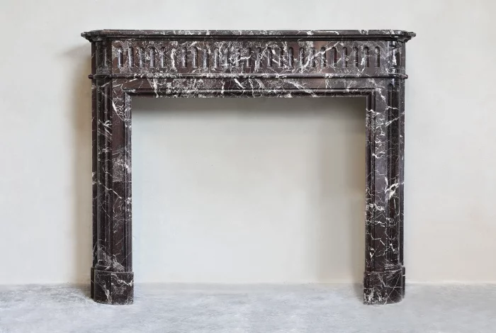 Antique Mantel in Levanto Marble