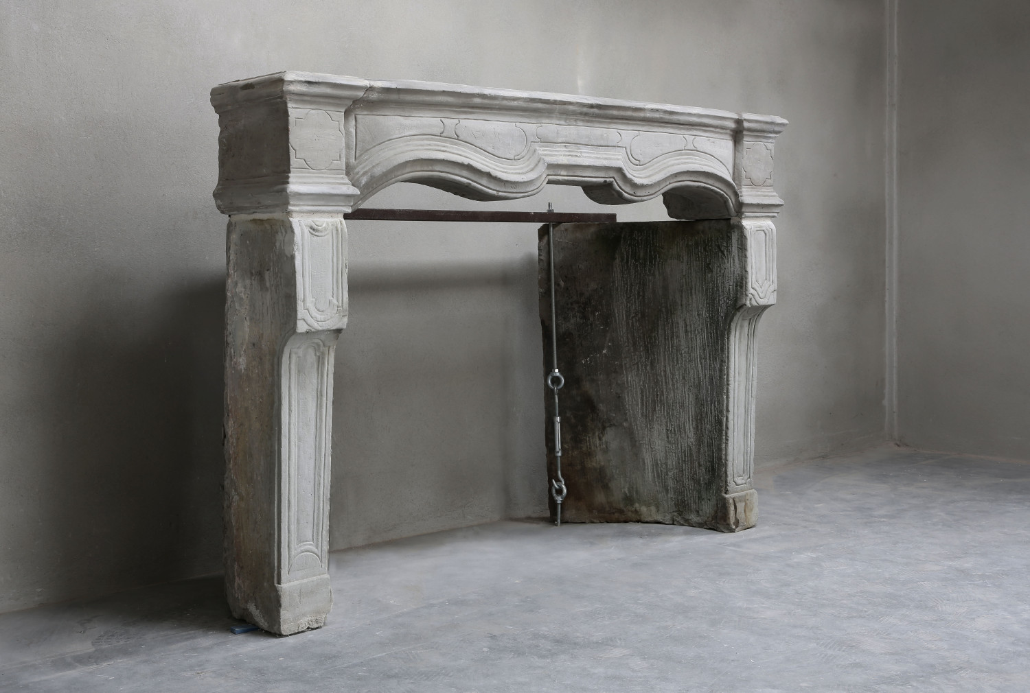 antique french fireplace