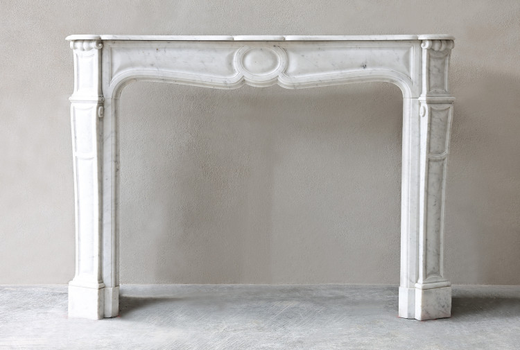 Antique marble fireplace