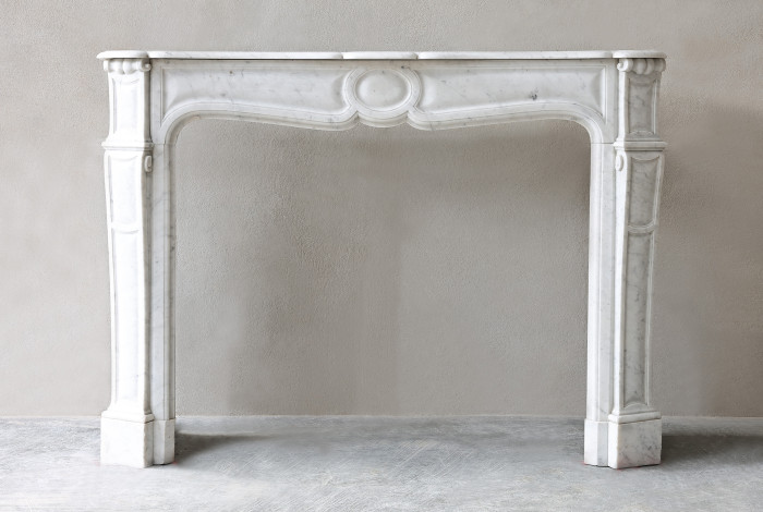 Antique marble fireplace
