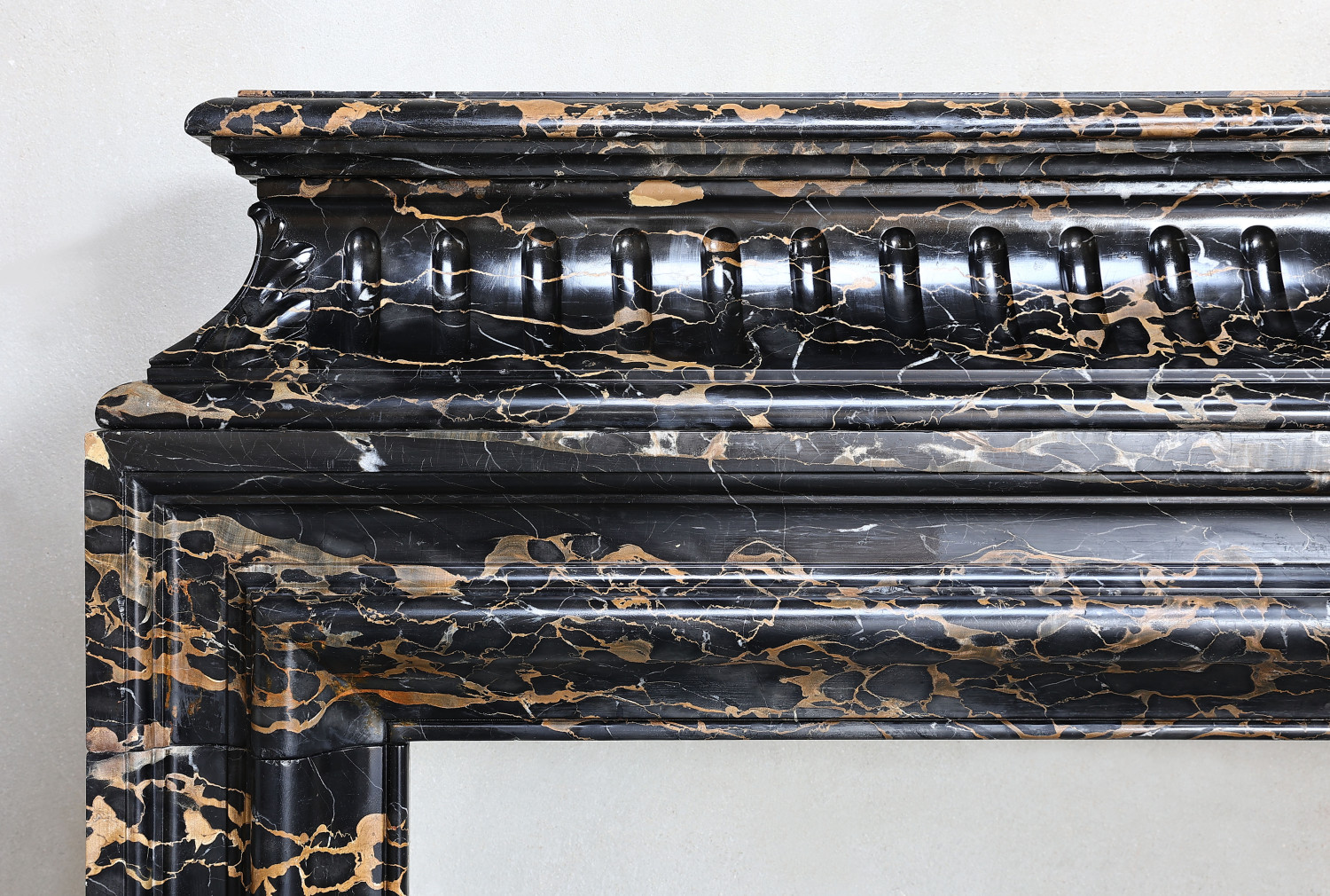 Louis XIII style fireplace