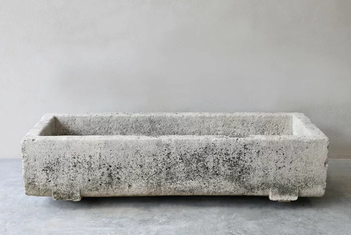 old trough of french limestone