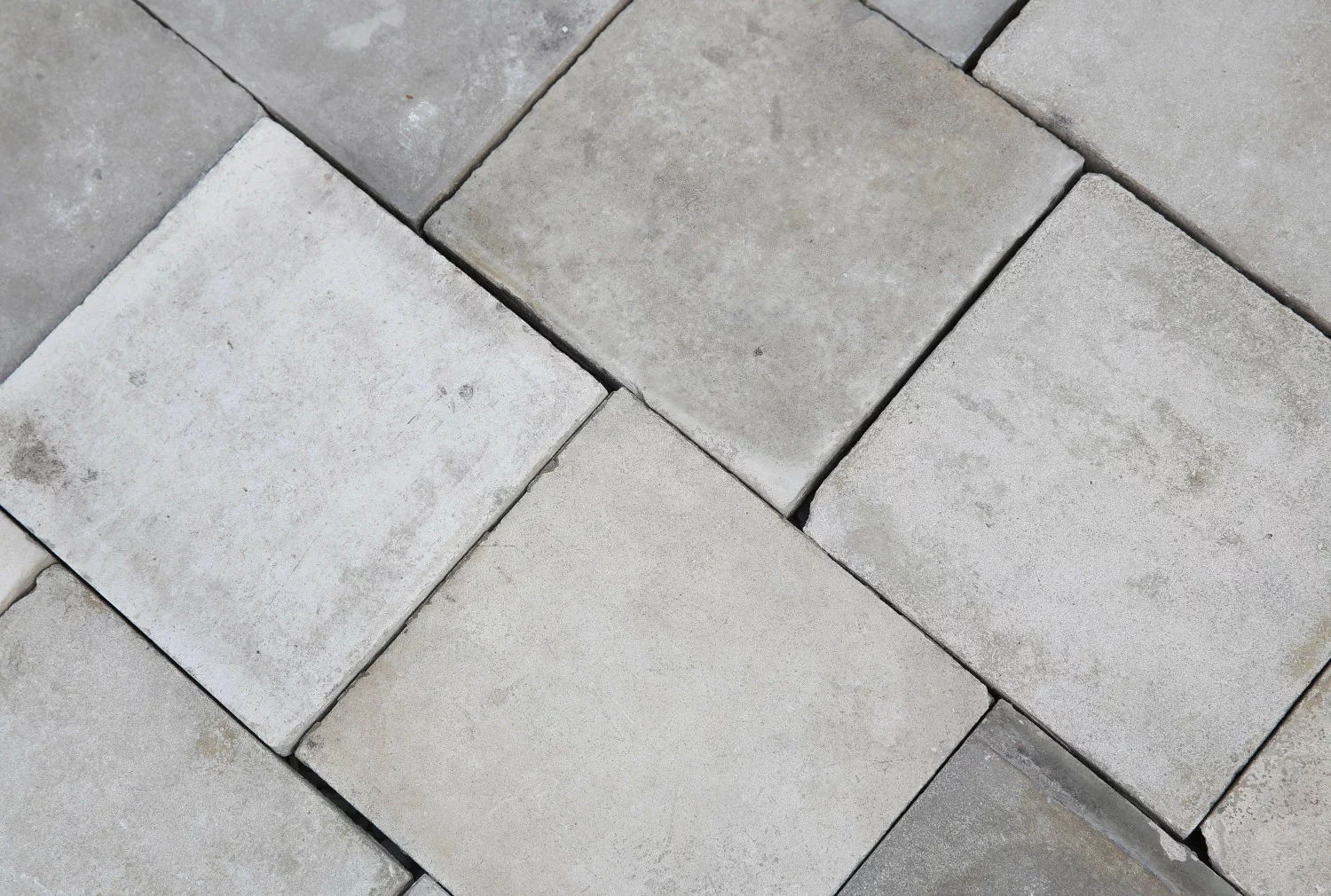 old cement tiles