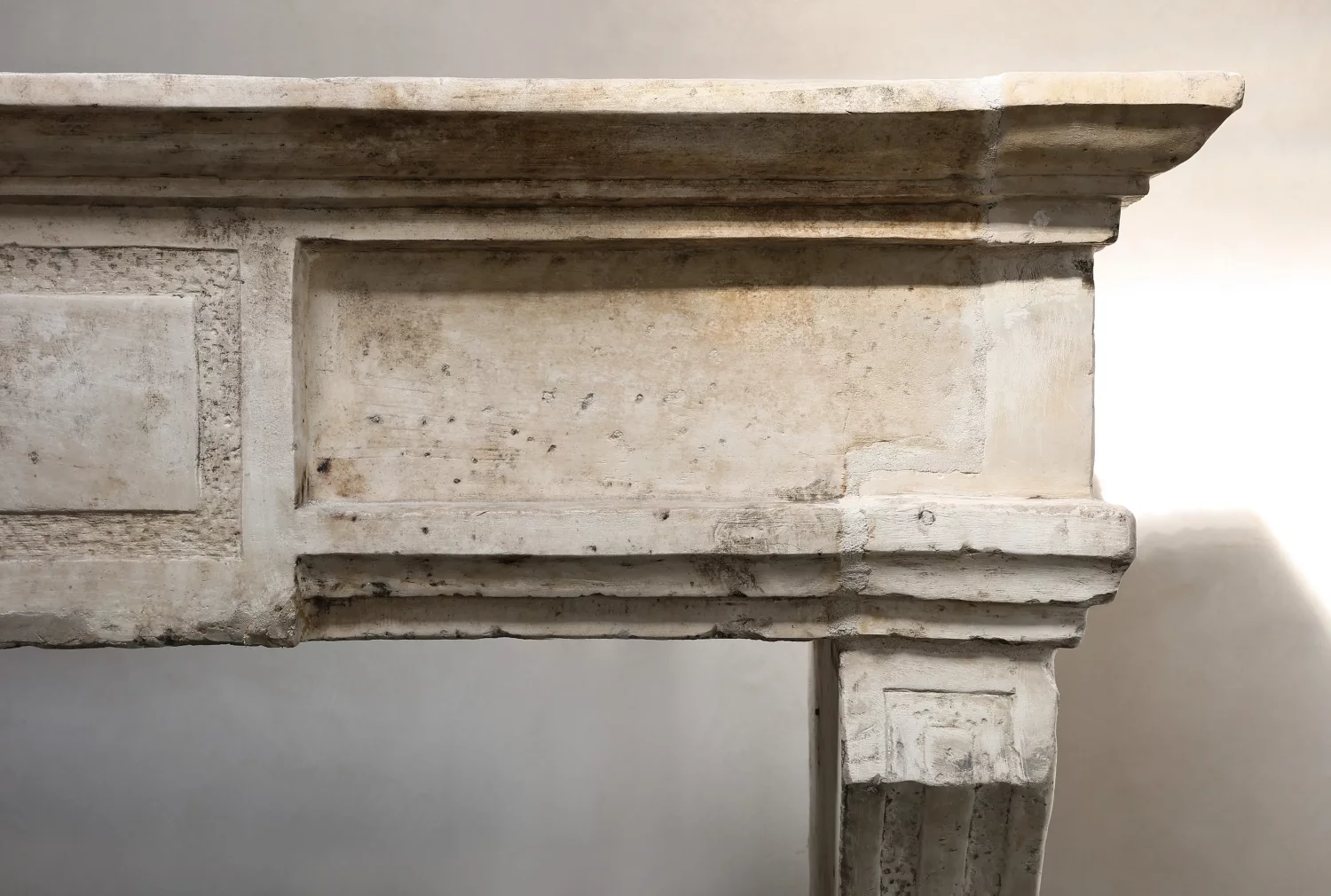 Louis XIII style fireplace