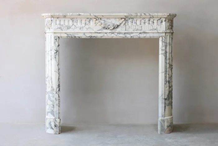 antique marble fireplace